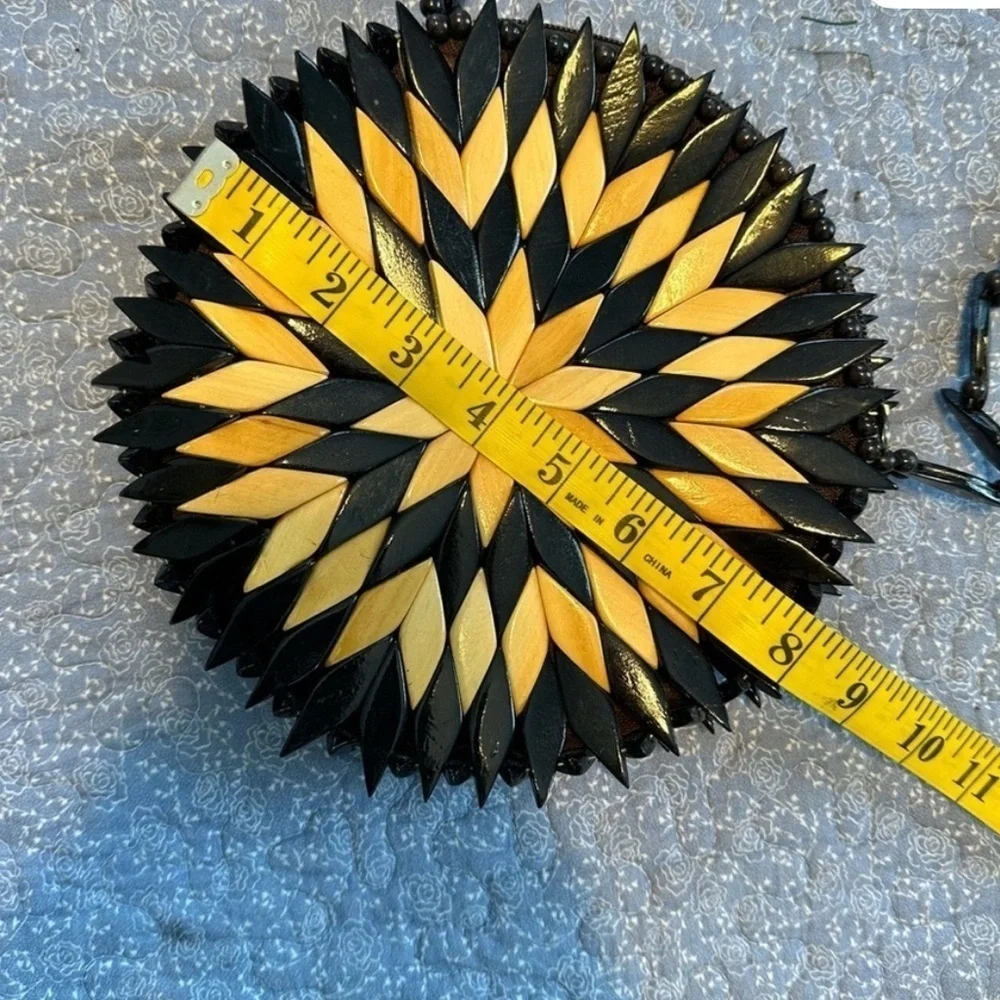 Wooden crossbody bag - Picture 4 of 6